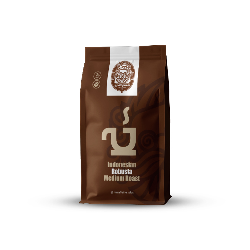 Indonesian Robusta Medium Roast قهوه ربوستا اندونزی مدیوم500گرمی - Image 1