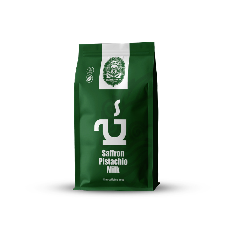 Saffron Pistachio Milk پودرشیرپسته زعفرانی500گرمی - Image 1
